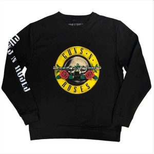 img_1828 Official Guns N’ Roses© “Twin Guns Bullet Album Cover Classic Logo” Official Band SweatShirt Jumper