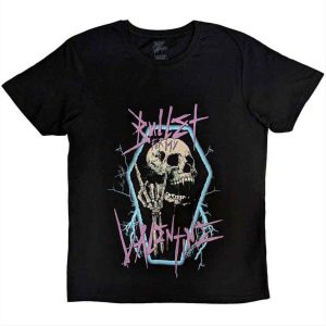 img_1831 Bullet For My Valentine© “Thrash Skull” Official Band T-shirt (Unisex) (Black/White/Red)