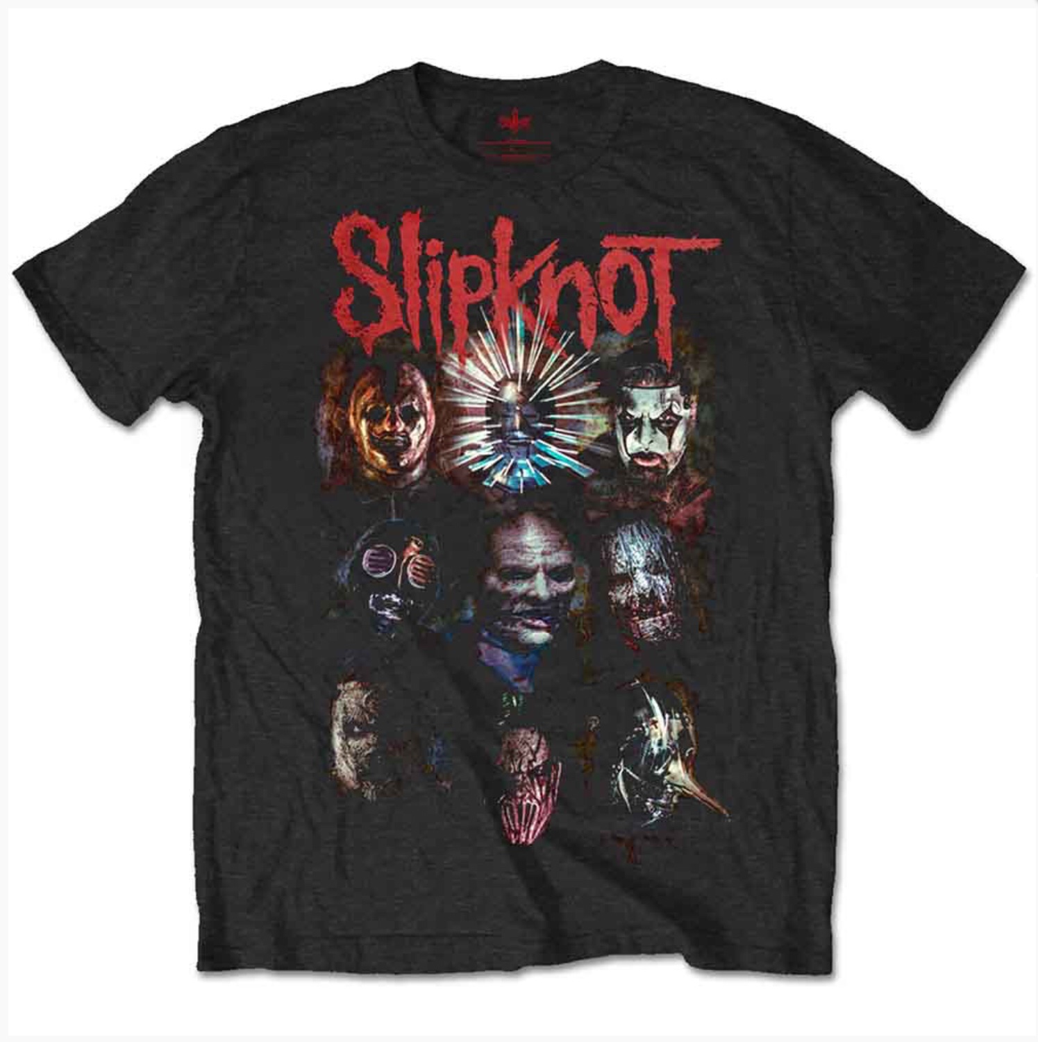 Slipknot© “Prepare For Hell” Official Band T-shirt (Double Sided) (Unisex)(Black/Red)