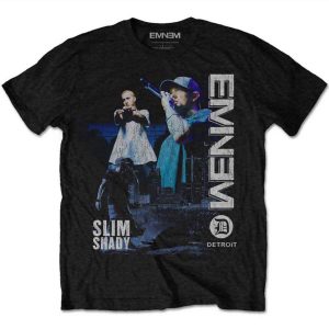 img_1843 Eminem© “Slim Shady Detroit” Official Band T-shirt (Unisex) (Blue/Black)