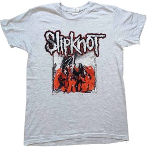 img_1864 Slipknot© “Self-Titled” Official Band T-Shirt Grey (Double Sided) (Unisex)(Red/White)