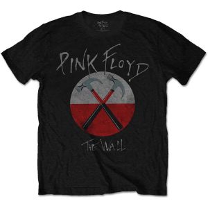 img_1873 Official Pink Floyd© “Pink Floyd The Wall Hammers Logo” Official Band T-shirt (Black/White/Red)