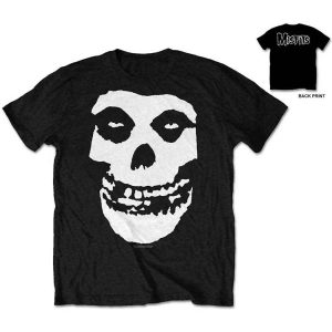 img_1889 Misfits© “Classic Fiend Skull” Official Band T-shirt (Unisex) (Black/White)