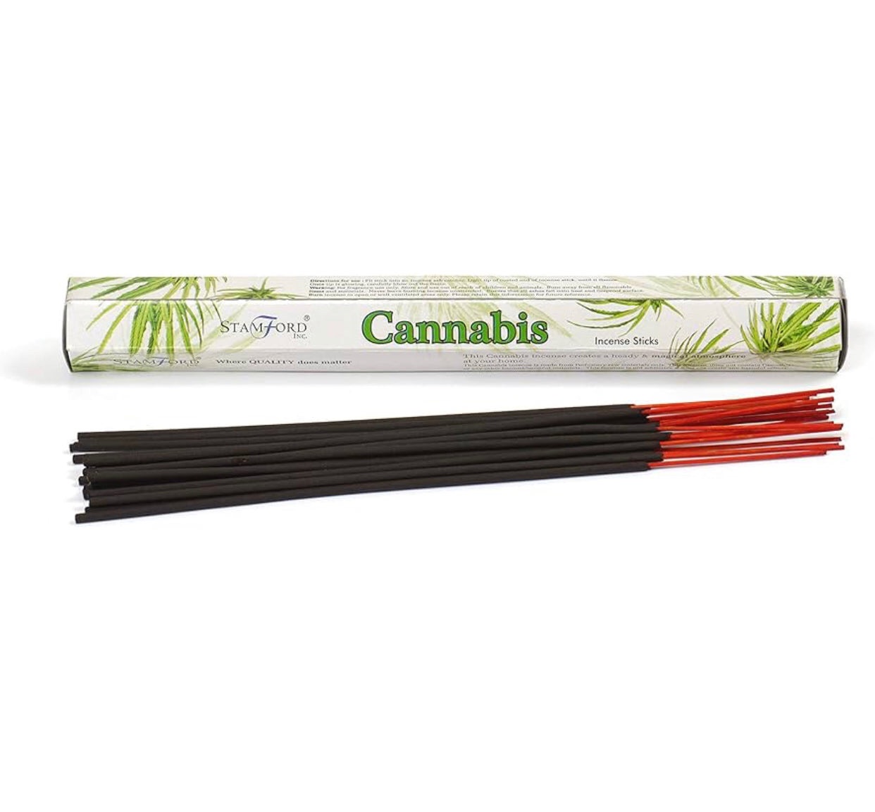 37110 Stamford Inc Cannabis Incense Sticks (Cannabis Incense) (20 Incense Sticks)