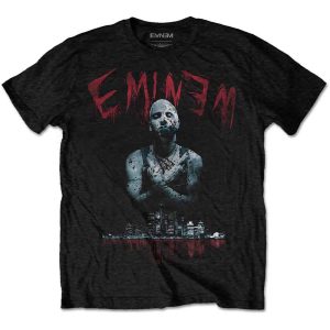 img_1902 Official Eminem© “Bloody Horror” Official Band T-shirt (Unisex) (Black/White)