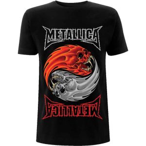 img_1911 Official Metallica© “Metallica Yin Yang” Official Band T-shirt (Unisex) (Black/Grey/Red)