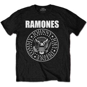 img_1912 Official Ramones© “Presidential Seal” Official Band T-shirt (Unisex) (Black/White)