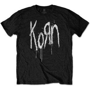 Official Korn© “Korn Still A Freak” Official Band T-shirt (Unisex) (Black/White) (Double Sided)