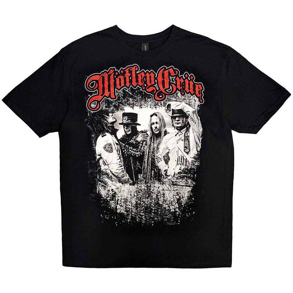 Motley Crue© “Greatest Hits Band Photo Shot” Official Band T-shirt (Unisex) (Black)