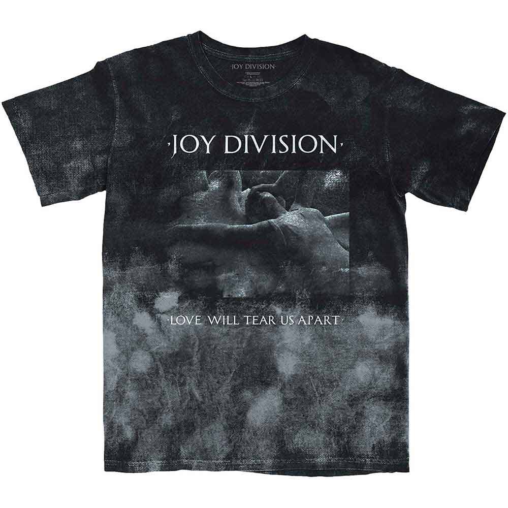 Joy Division© “Love Will Tear Us Apart” Official Band T-shirt (Unisex) (Grey/Black)