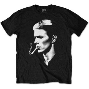 img_1956 Official David Bowie© “Smoke” Official Band T-shirt (Unisex) (Black/Grey)