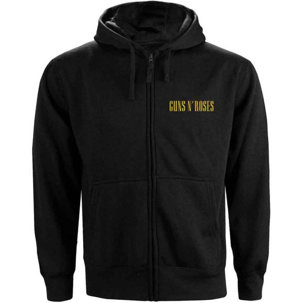 Official Guns N’ Roses© “Bullet Album Cover Classic Logo” Band Ladies ZipUp Hoodie (Double Sided) - Image 3
