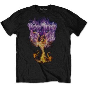 img_1971 Deep Purple© “Phoenix Rising” Official Band T-shirt (Unisex) (Black/Purple/Orange)