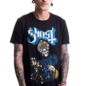 img_1985 Ghost© “Papa Of The World” Official Band T-shirt (Unisex) (Black & Blue)