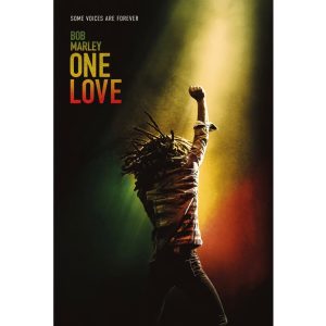 Official Bob Marley© Official Poster “Bob Marley One Love” Bob Marley One Love Movie Rasta Rastafari Colours Maxi Poster (Black/Yellow) (61cm x 91.5cm)