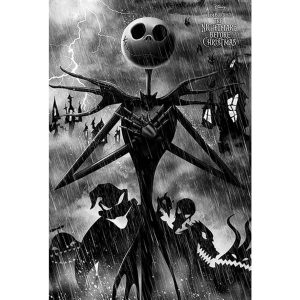 img_2098 Nightmare Before Christmas© “Jack Skellington Nightmare Storm” Poster (61cmx91.5cm)
