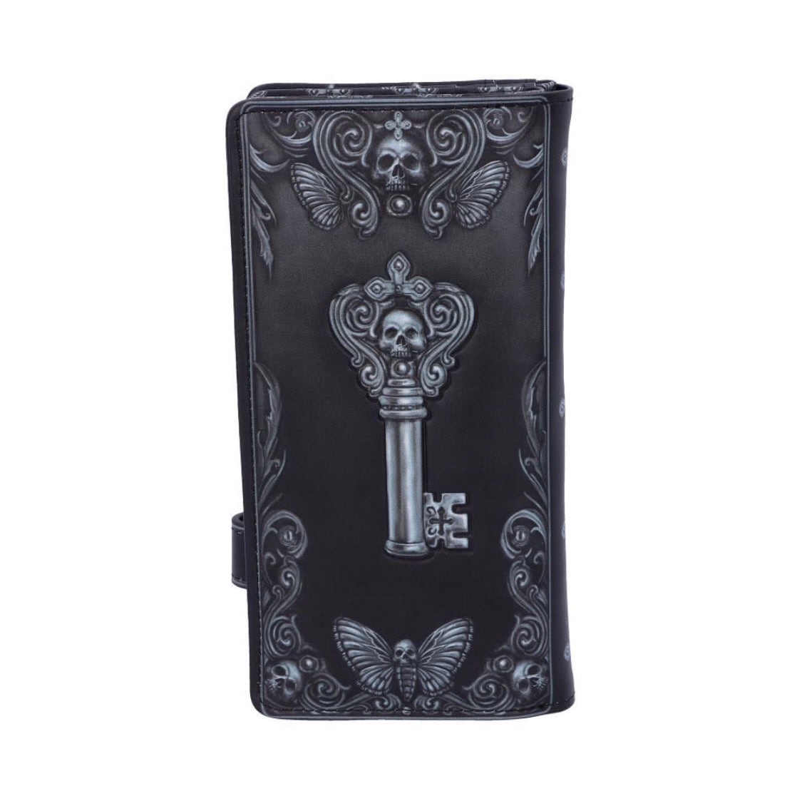 Nemesis Now© B5117R0 “Edgar Allen Poe Raven Skull Temple” Raven Skull Dark Temple Cave Purse (18cm) - Image 4