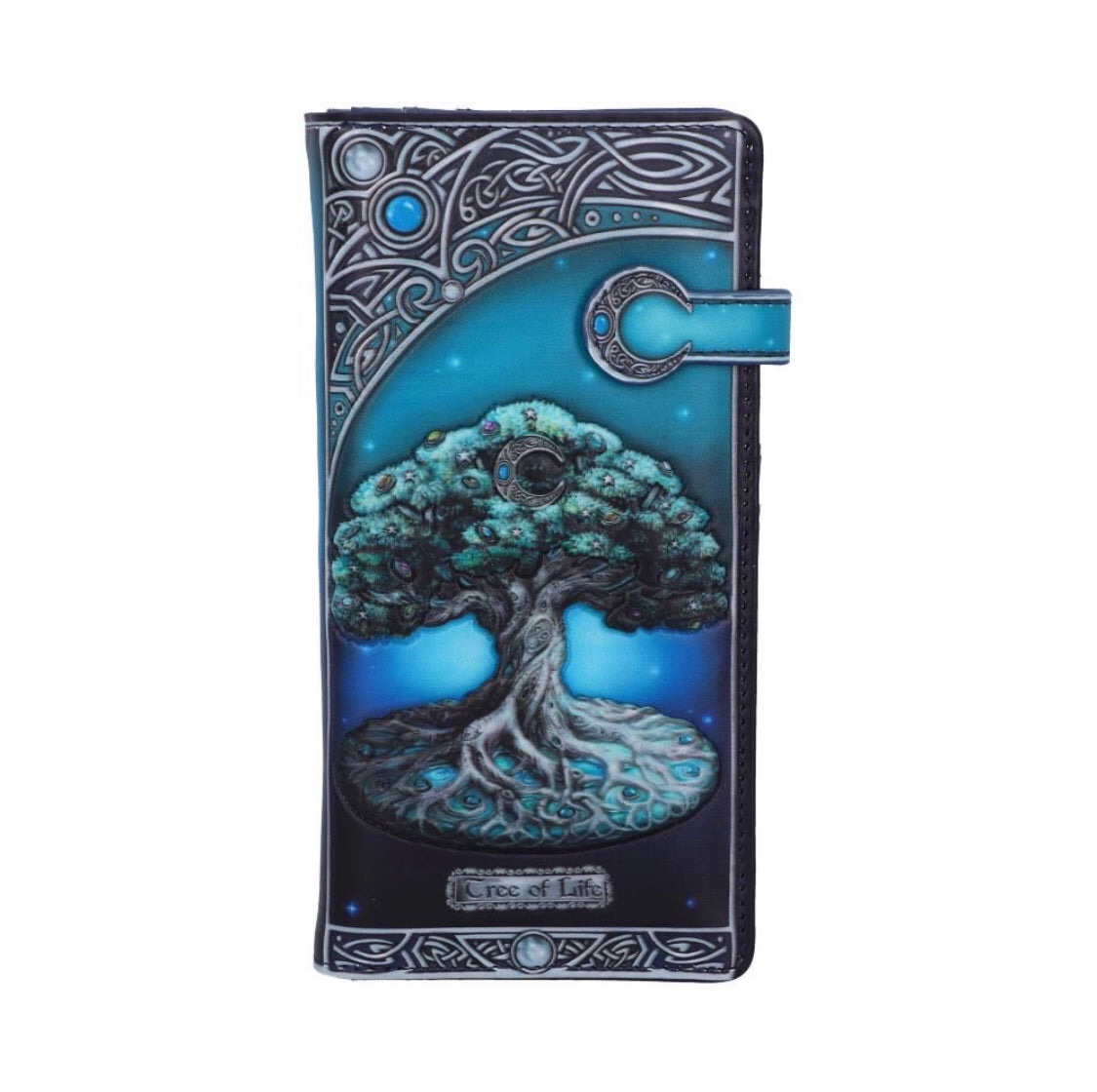 Nemesis Now© B5174R0 “Tree Of Life” Tree Of Life Nature Midnight Moon Embossed Purse (18.5cm) - Image 4