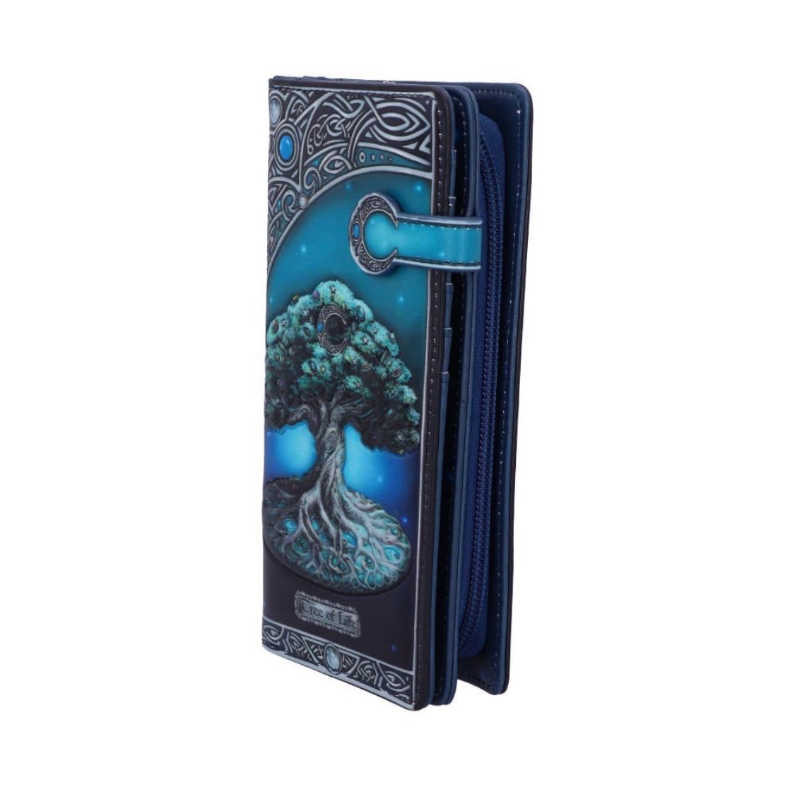 Nemesis Now© B5174R0 “Tree Of Life” Tree Of Life Nature Midnight Moon Embossed Purse (18.5cm) - Image 3