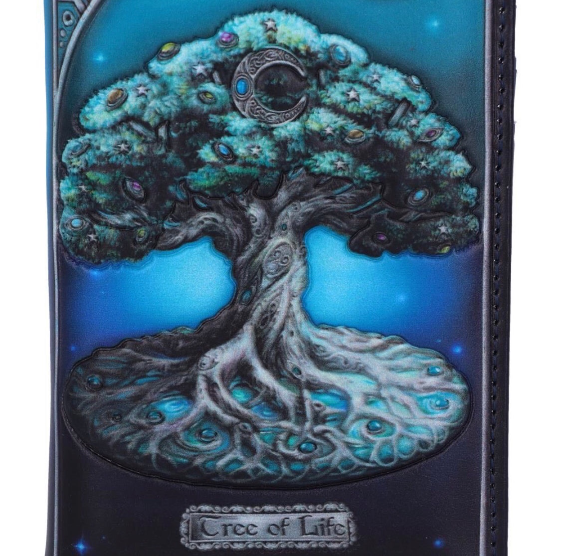 Nemesis Now© B5174R0 “Tree Of Life” Tree Of Life Nature Midnight Moon Embossed Purse (18.5cm) - Image 8