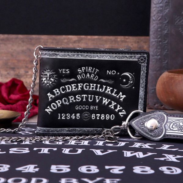 Nemesis Now© B5376S0 “Ouija Spirit Board Design” Ouija Spirit Board Design Wallet with Chain (10cm)