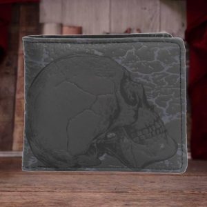Nemesis Now© C4265M8 “Skull Silhouette” Skull Head Outline Shadow Portrait Soft Wallet (10cm)