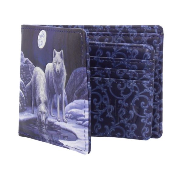Nemesis Now© Lisa Parker© B3951K8 “Winter Warriors” Wolves Moon Lake Wallet (10cm) - Image 7