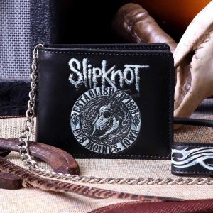 Nemesis Now© Slipknot© B5217R0 “Flaming Goat” Wallet with Chain (11cm)