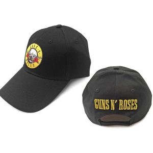 Guns N' Roses© Official Twin Guns Logo Beanie (Red/Yellow/White/Black/Green) (One Size)