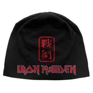 Iron Maiden© Iron Maiden Unisex Beanie Hat: Senjutsu (One Size) (Black/Red)
