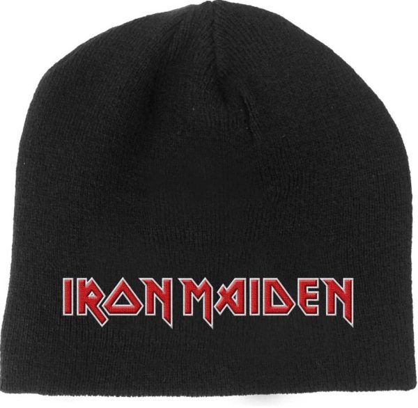 Iron Maiden© "Iron Maiden Logo" Slip On Hat (Unisex) (Black) (One Size)