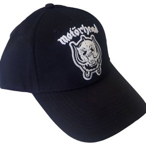 Motörhead© “Warpig Logo” Official Band Baseball Cap (Black/White) (Unisex) (One Size)