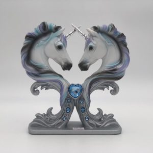 Nemesis Now© Pure Affection  Unicorn Heart Shaped Ornament (20.5cm)