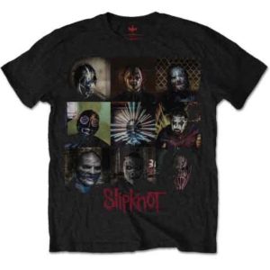 img_4109 Slipknot© “Blocks” Official Band T-shirt (Unisex) (Black/Grey/Red) (Double Sided)