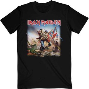 Iron Maiden© "Trooper" Official Band T-shirt (Unisex) (BlueRed)