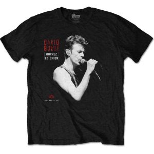 img_4130 David Bowie© “Dallas 95” Official Band T-shirt (Unisex) (Black/Grey/Red) (Double Sided)