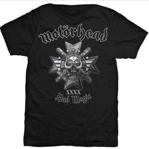 img_4135 Official Motörhead© “Bad Magic” Official Band T-shirt (Unisex) (Black/White)