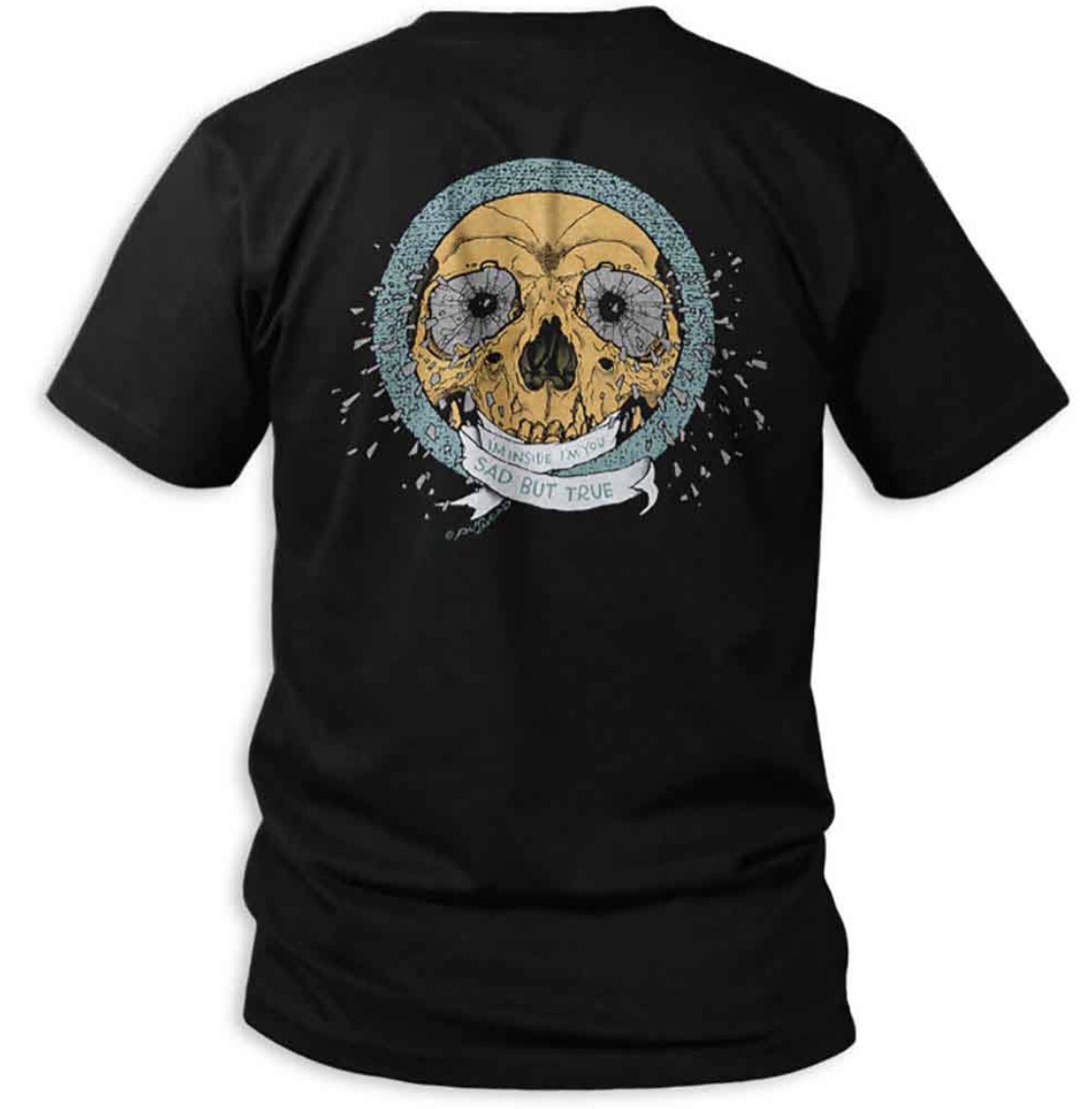 Metallica© “Sad But True” Official Band T-shirt (Unisex) (Black/Yellow/Silver) - Image 2