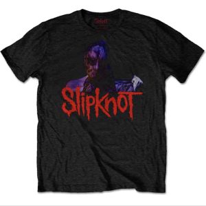 img_4146 Slipknot© “Back Hit” Official Band T-shirt (Unisex) (Double Sided) (Black/Red)