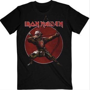 img_4160 Iron Maiden© “Senjutsu Eddie Archer Red Circle” Samurai Official Band T-shirt