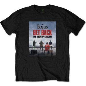 img_4170 The Beatles© “Get Back The Roof Top Concert” Official Band T-shirt (Unisex) (Blue/Black/Red)
