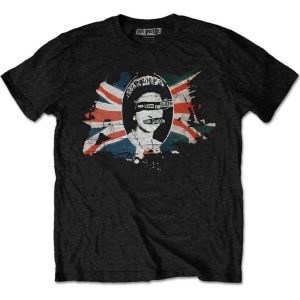 img_4175 The Sex Pistols© “God Save The Queen Flag” Official Band T-shirt (Black/White/Blue/Red)