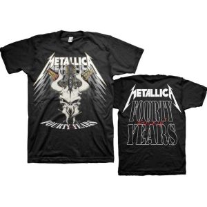img_4182 Metallica© “40th Anniversary Forty Years” Official Band T-shirt (Unisex) (Double Sided)