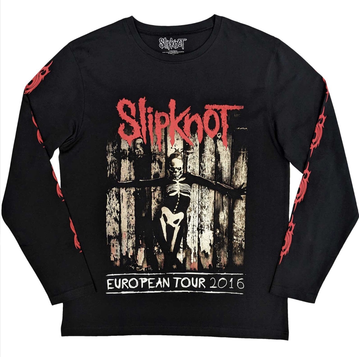 Slipknot© Skeleton Flag Official Band Long Sleeve T-shirt (Unisex) - Image 2