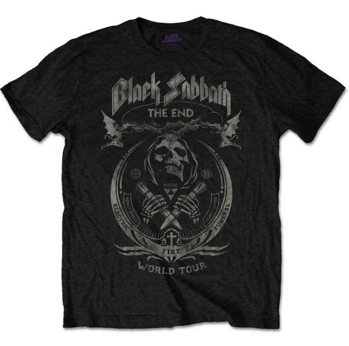 Black Sabbath© The End Mushroom Cloud Official Band T-shirt (Unisex)