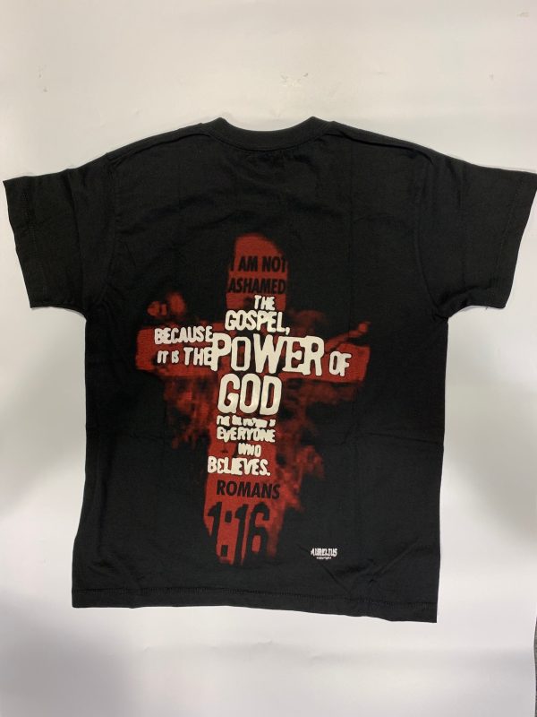 Gothic Designs Cross The Gospel Because It’s Is The Power Of God Gothic T-shirt - Image 2