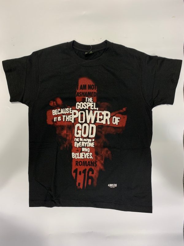 Gothic Designs Cross The Gospel Because It’s Is The Power Of God Gothic T-shirt
