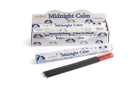 Stamford Inc 37528 Midnight Calm Incense Sticks (Bergamot and Oak Moss aromas) (20 Incense Sticks)