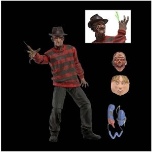 NECA© Nightmare On Elm Street Freddy Doll Changeable Heads/Accessories (7 Inches)