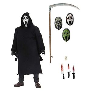 NECA© Scream GhostFace Action Figure Changeable Heads / Accessories 7 Inch